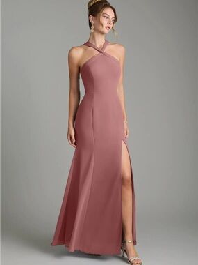 Azazie Cross Neck Dress